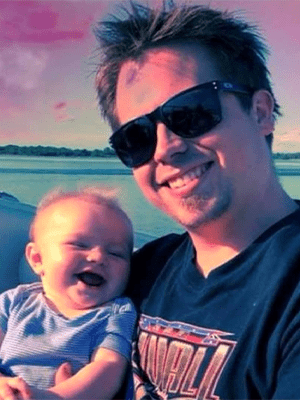 Tyler Davis Tyler Davis wearing Deatherage Certified Opticians racing sunglasses while enjoying time outdoors with his family.